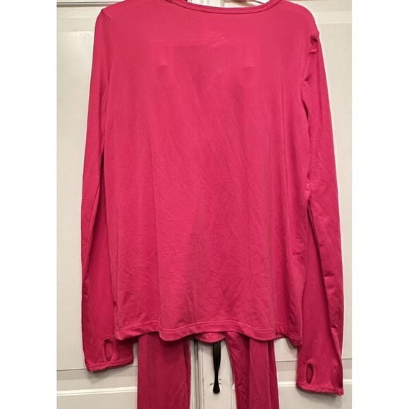 Cuddl Duds Girls Pink Base Layer Climate Right Long Sleeve Top Pant‎ XL New - Picture 2 of 5